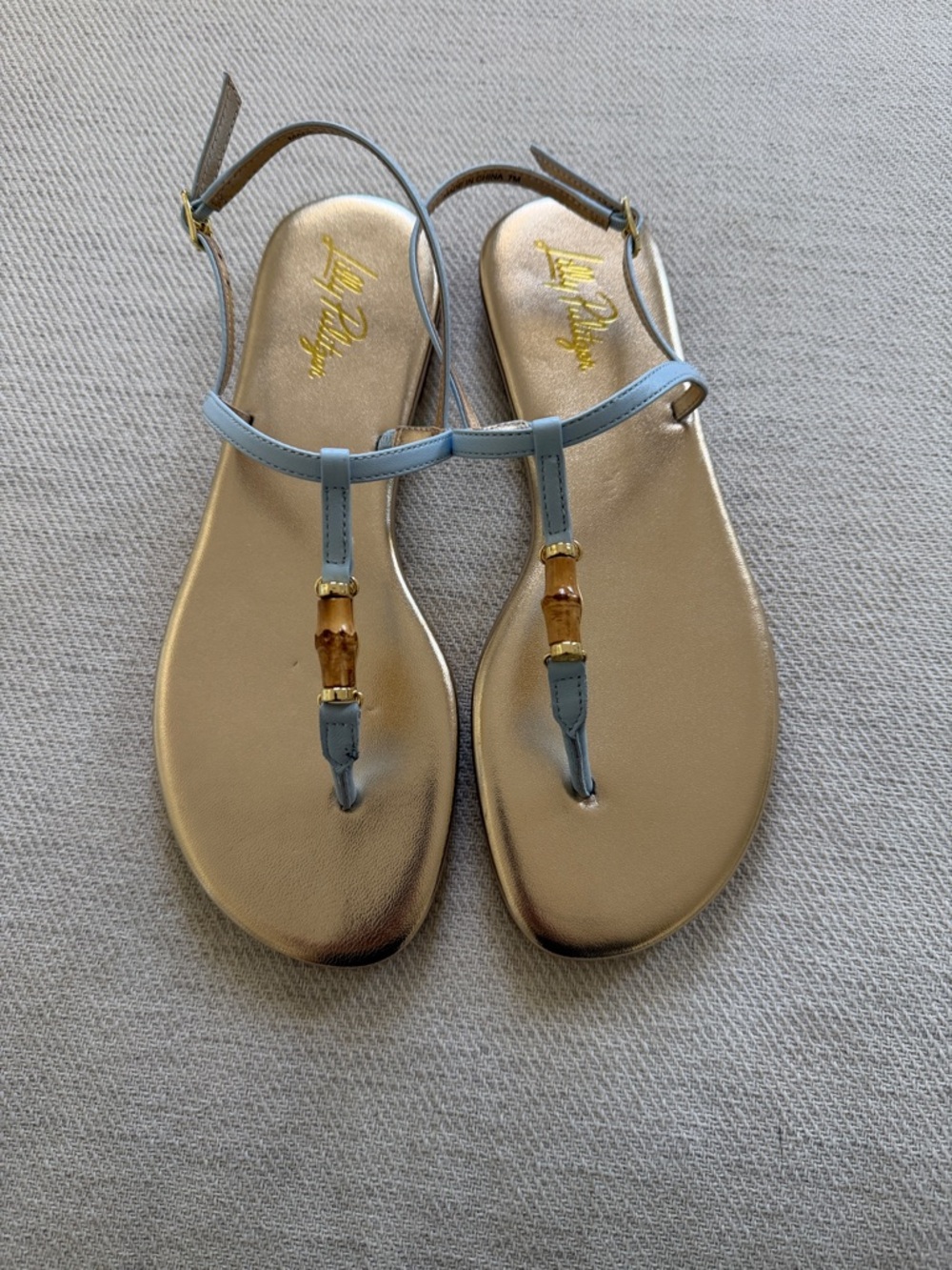Lily Pulitzer Leena Blue Sandals size 7